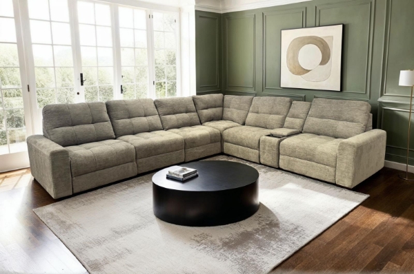 Picture of Motion Mod Sectional Grey