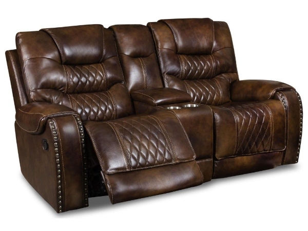 Picture of Chief Power Reclining Console Loveseat