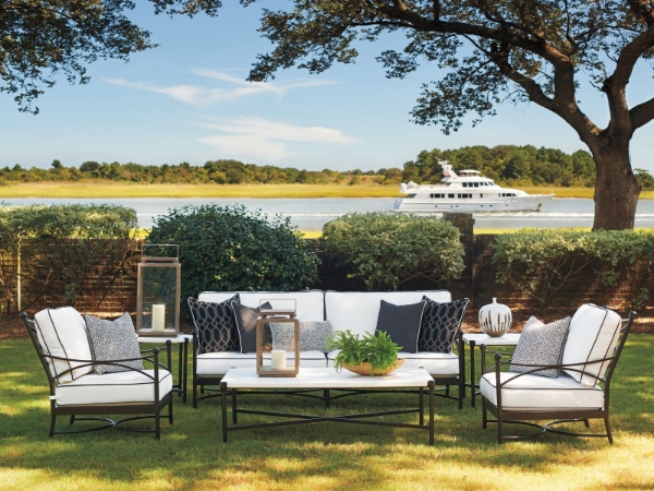 Picture of Pavlova Round Outdoor End Table