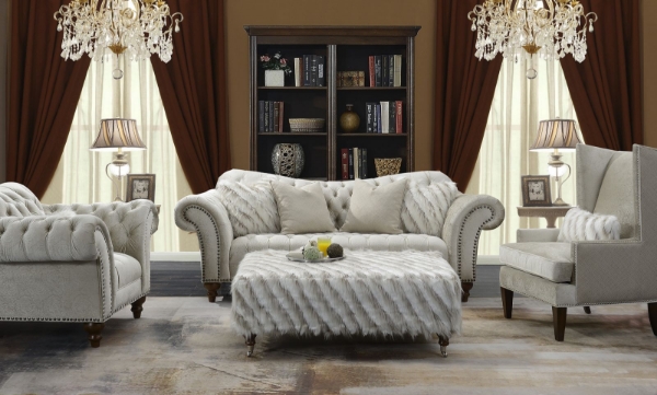 Picture of Lorraine Ivory Sofa
