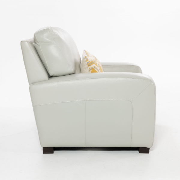 Picture of Laramie Grey Leather Chair