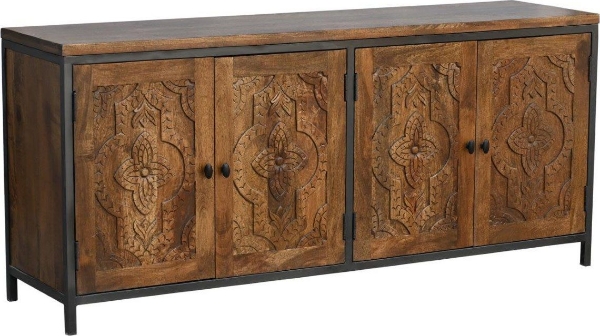 Picture of Jacobean Iron 4 Door Sideboard