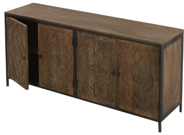 Picture of Jacobean Iron 4 Door Sideboard