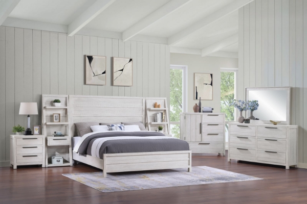 Picture of Byron Bay White King Bed