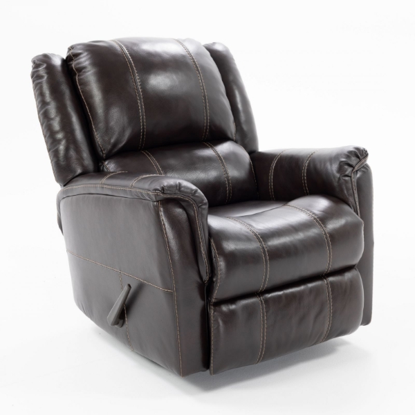 Picture of Mercury Brown Swivel Recliner