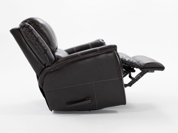 Picture of Mercury Brown Swivel Recliner