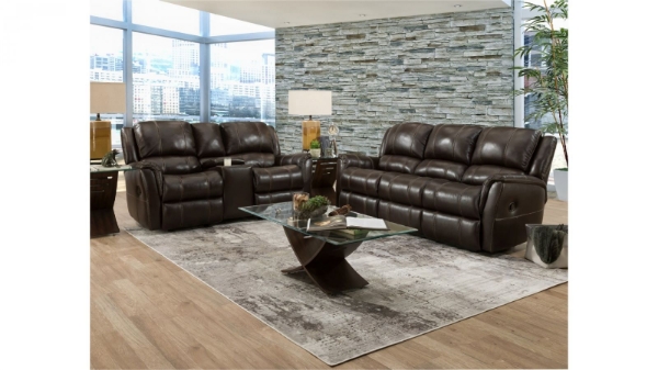 Picture of Mercury Brown Swivel Recliner