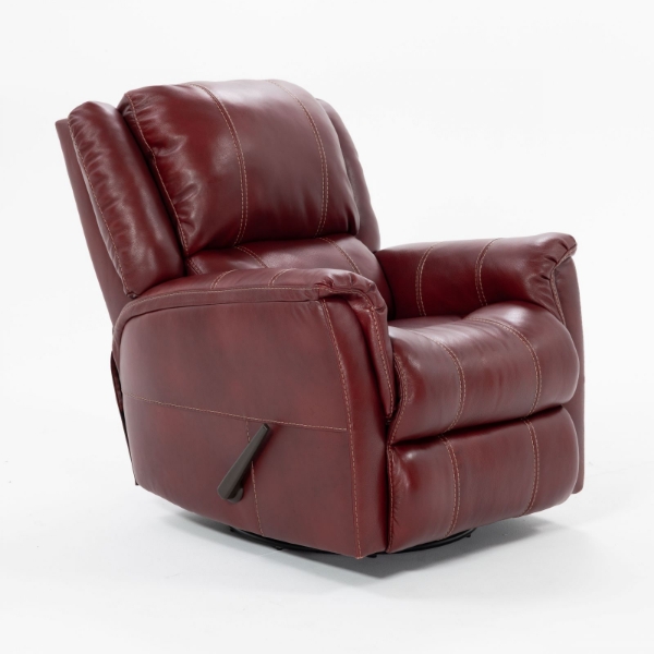 Picture of Mercury Red Swivel Recliner