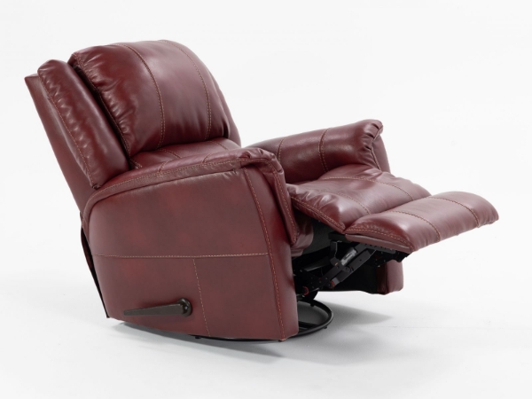 Picture of Mercury Red Swivel Recliner