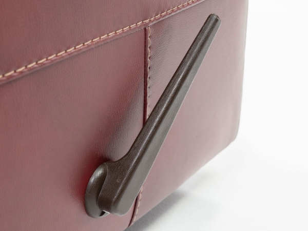 Picture of Mercury Red Swivel Recliner