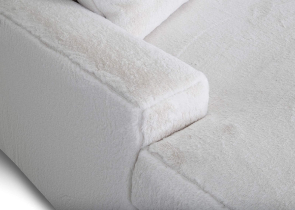 Picture of Snuggy White Chaise Lounge Chair