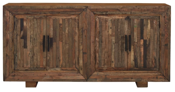 Picture of Rustic Railroad Tie Sideboard