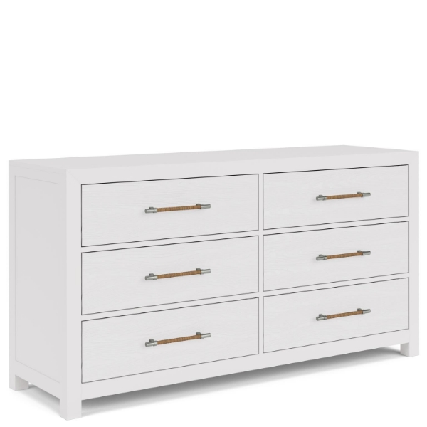 Picture of Rosalie White 6 Drawer Dresser