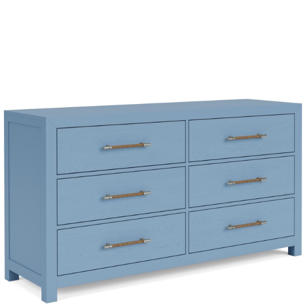 Picture of Rosalie Blue 6 Drawer Dresser