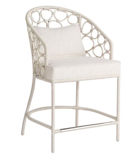 Picture of White Pebble Counter Chair