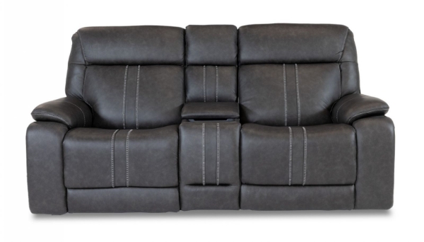 Picture of Cruise Power Grey Loveseat with Heat and Massage
