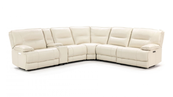 Picture of Flint II 6 Piece Cream Power Sectional