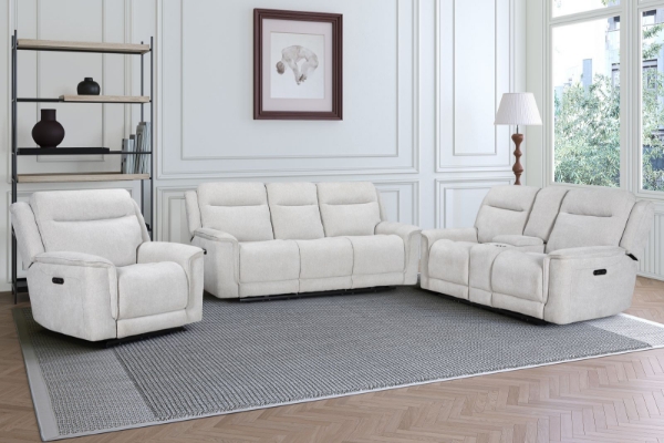 Picture of Roland Cream Console Loveseat