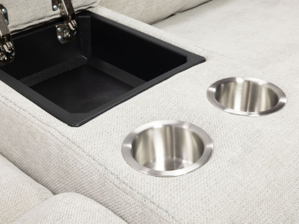 Picture of Roland Cream Console Loveseat