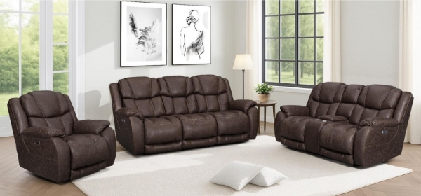 Picture of Velocity Chocolate Power Sofa