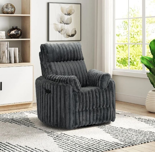 Picture of Hudson Gunmetal Recliner