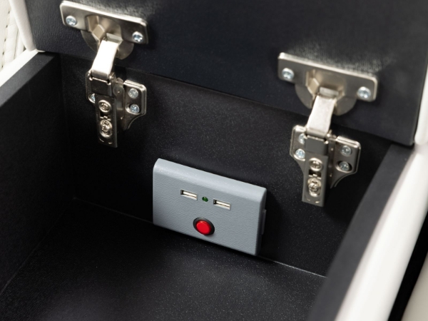 Picture of Mirage 5 Piece Fog Sectional with 2 Armless Chairs