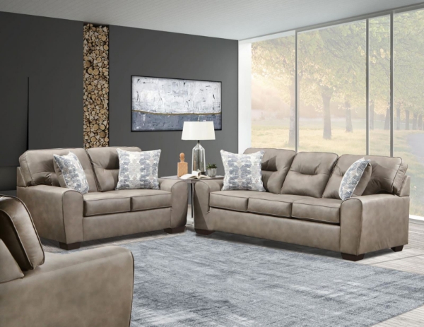 Picture of Renzo Brown Loveseat