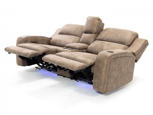 Picture of Mirage Light Power Reclining Console Loveseat