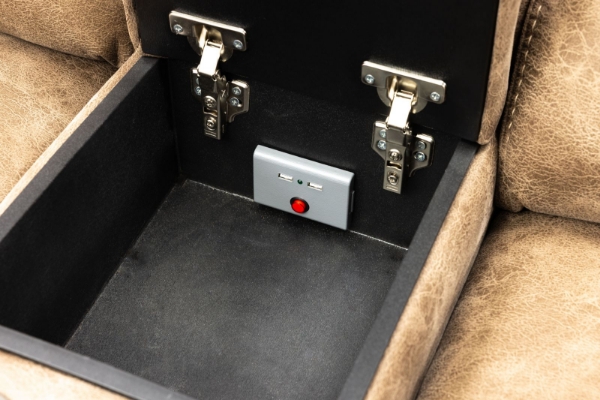 Picture of Mirage Light Power Reclining Console Loveseat