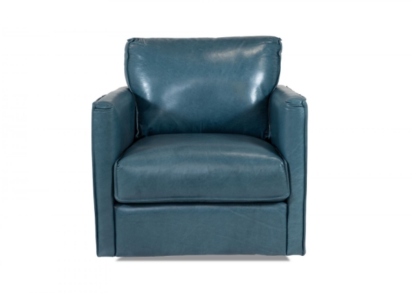Picture of Lindon Blue Swivel Chair