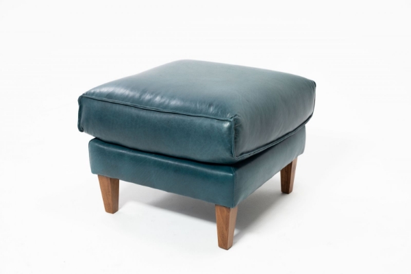 Picture of Lindon Blue Ottoman