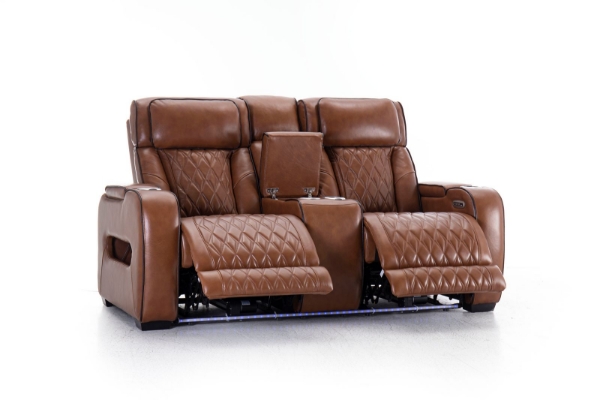 Picture of ECLIPSE P2 LOVESEAT BROWN