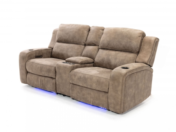 Picture of Mirage Light Power Reclining Console Loveseat