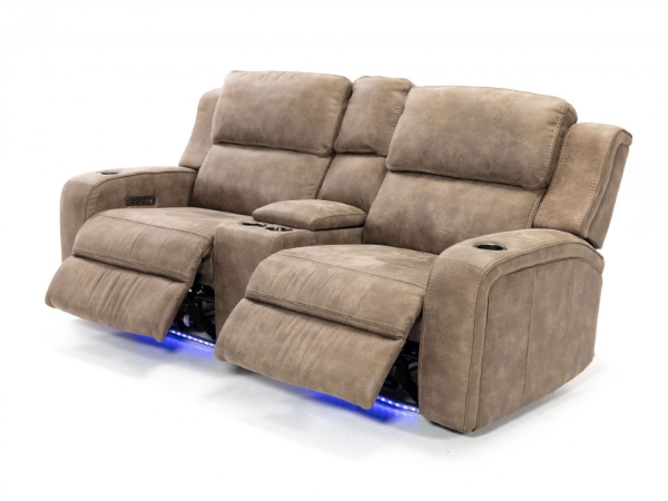 Picture of Mirage Light Power Reclining Console Loveseat