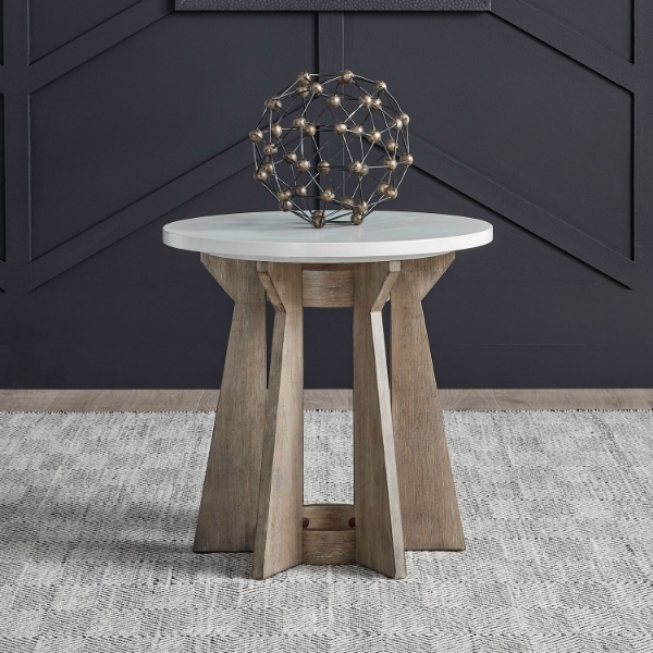 Picture of BERKLEY ROUND END TABLE