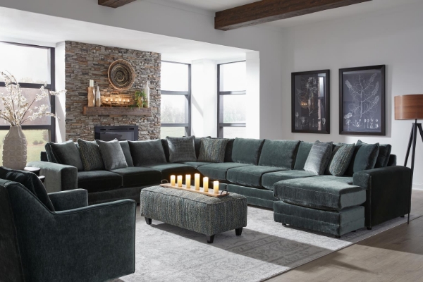 Picture of Opal Pine Right Side Facing Armless Chaise