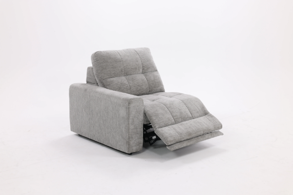 Picture of Motion Mod Right Arm Grey Recliner