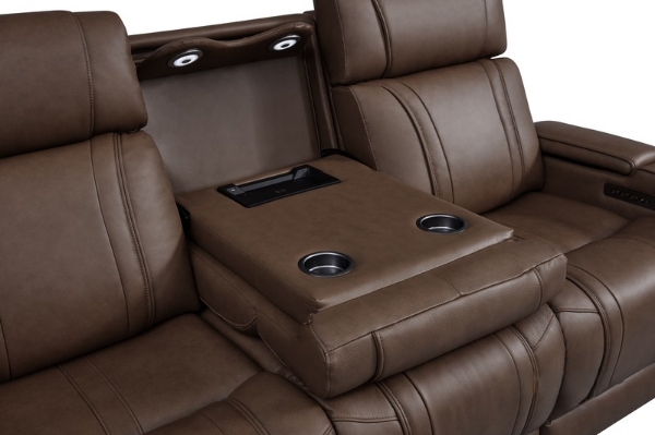 Picture of PHANTOM BROWN POWER SOFA